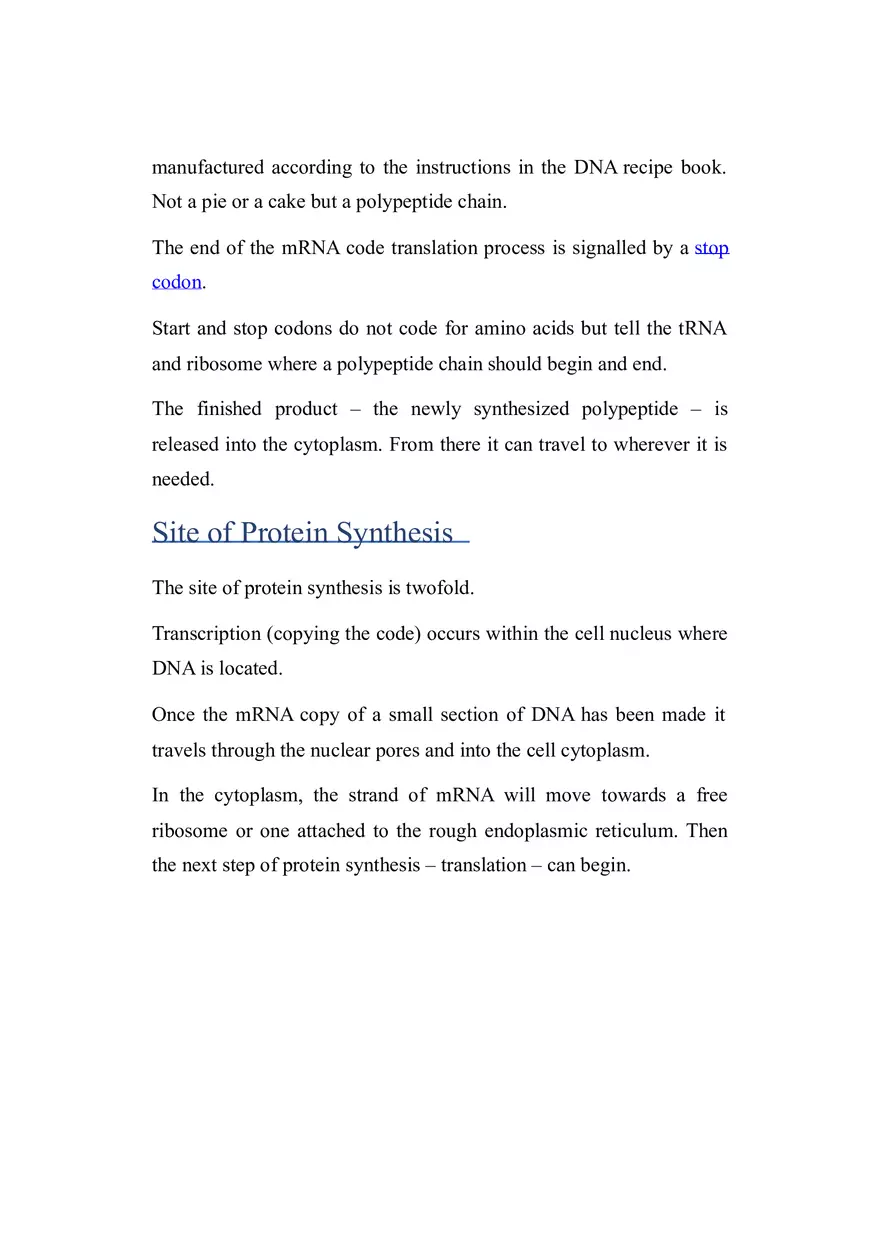 Proteins are Polymers of Amino Acids - Lecture notes - Page 6