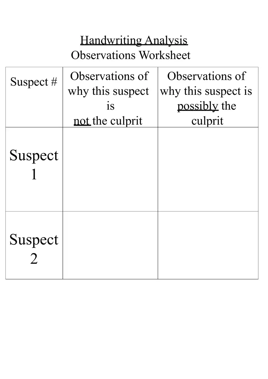 Handwriting Analysis Characteristics - Page 7