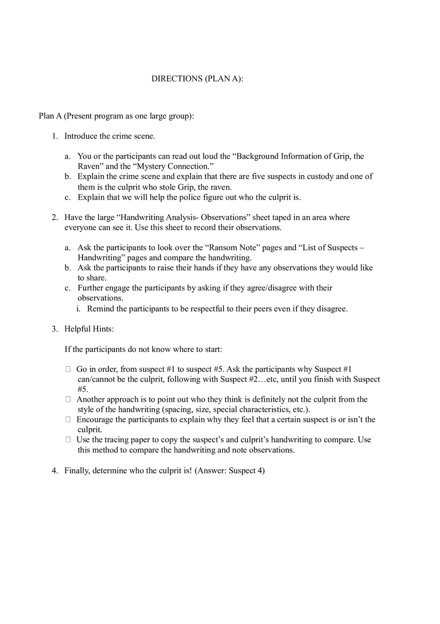 Handwriting Analysis Characteristics - Page 3