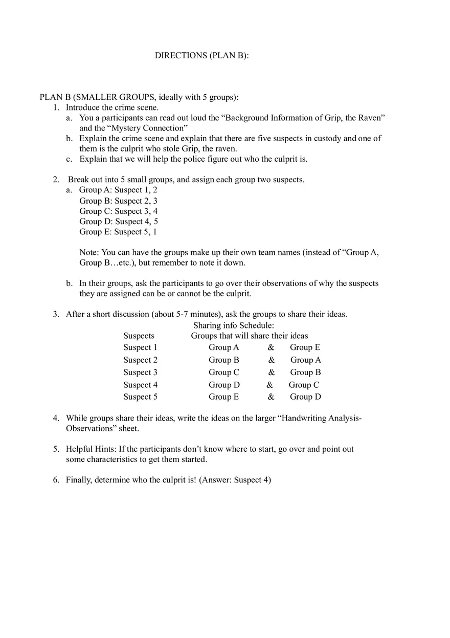 Handwriting Analysis Characteristics - Page 4