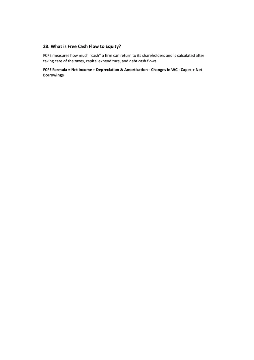 Most Asking Equity Research Interview Questions and Answer - Page 10