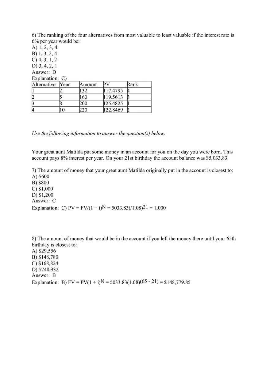 The Time Value of Money Part 1 - Page 7