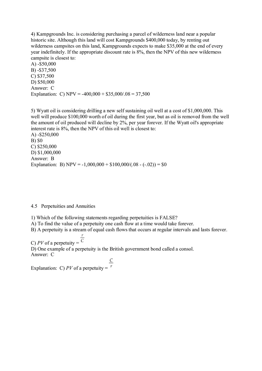 The Time Value of Money Part 2 - Page 7