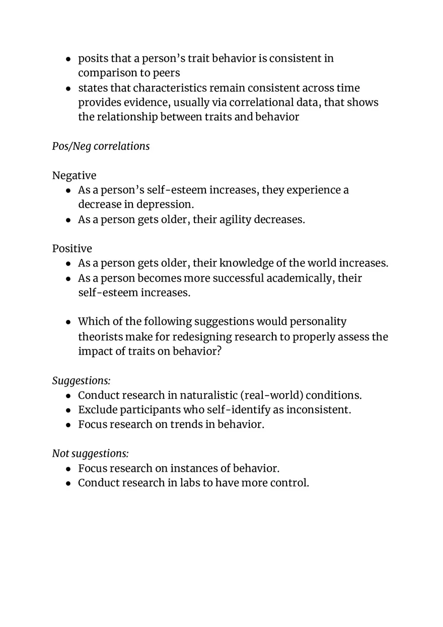 Persons and Situations Chapter 4 and 5 Lecture - Page 2