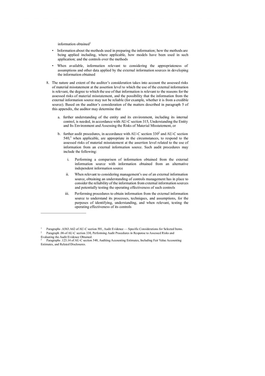 Statement on Auditing Standards, Audit Evidence (Study Guide Part 2) - Page 3