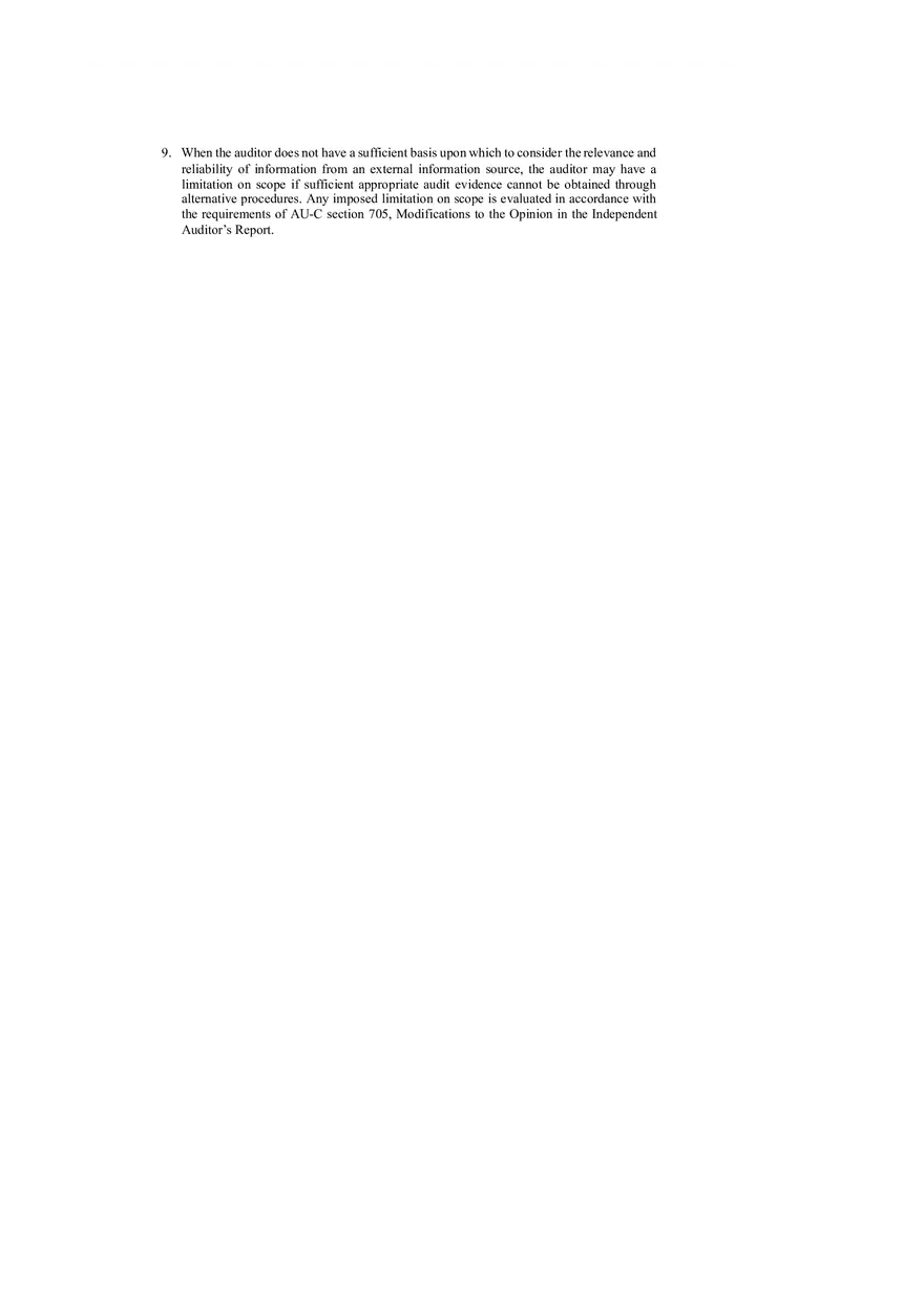 Statement on Auditing Standards, Audit Evidence (Study Guide Part 2) - Page 4