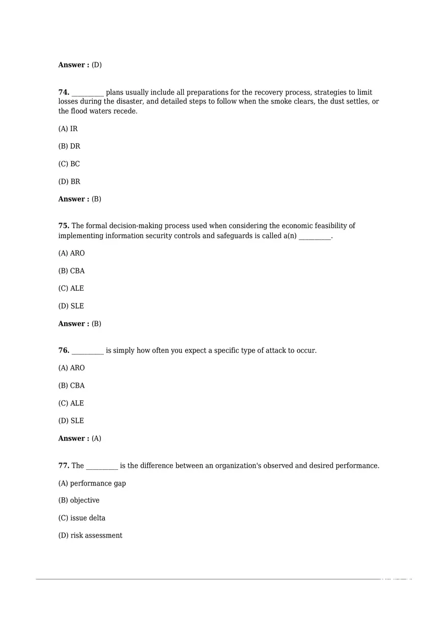 Chapter 05 Risk Management Test Bank - Page 8
