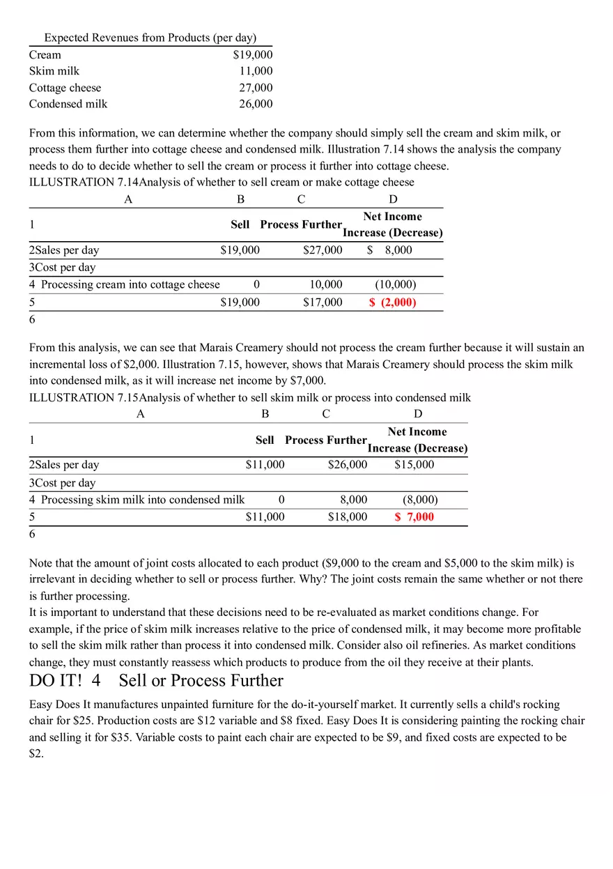 Sell or Process Further - Page 3