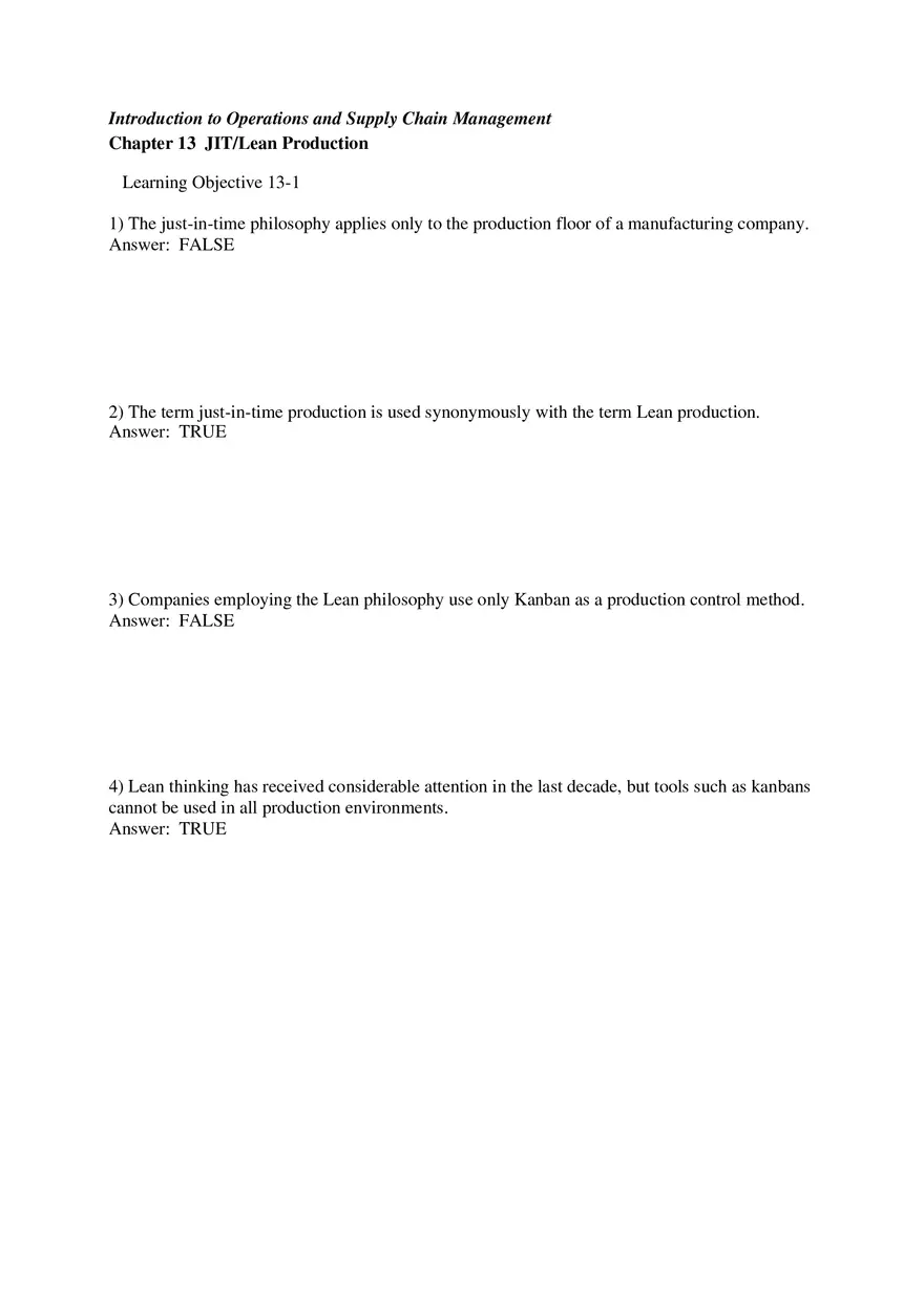 JIT Lean Production Part 1 - Page 1