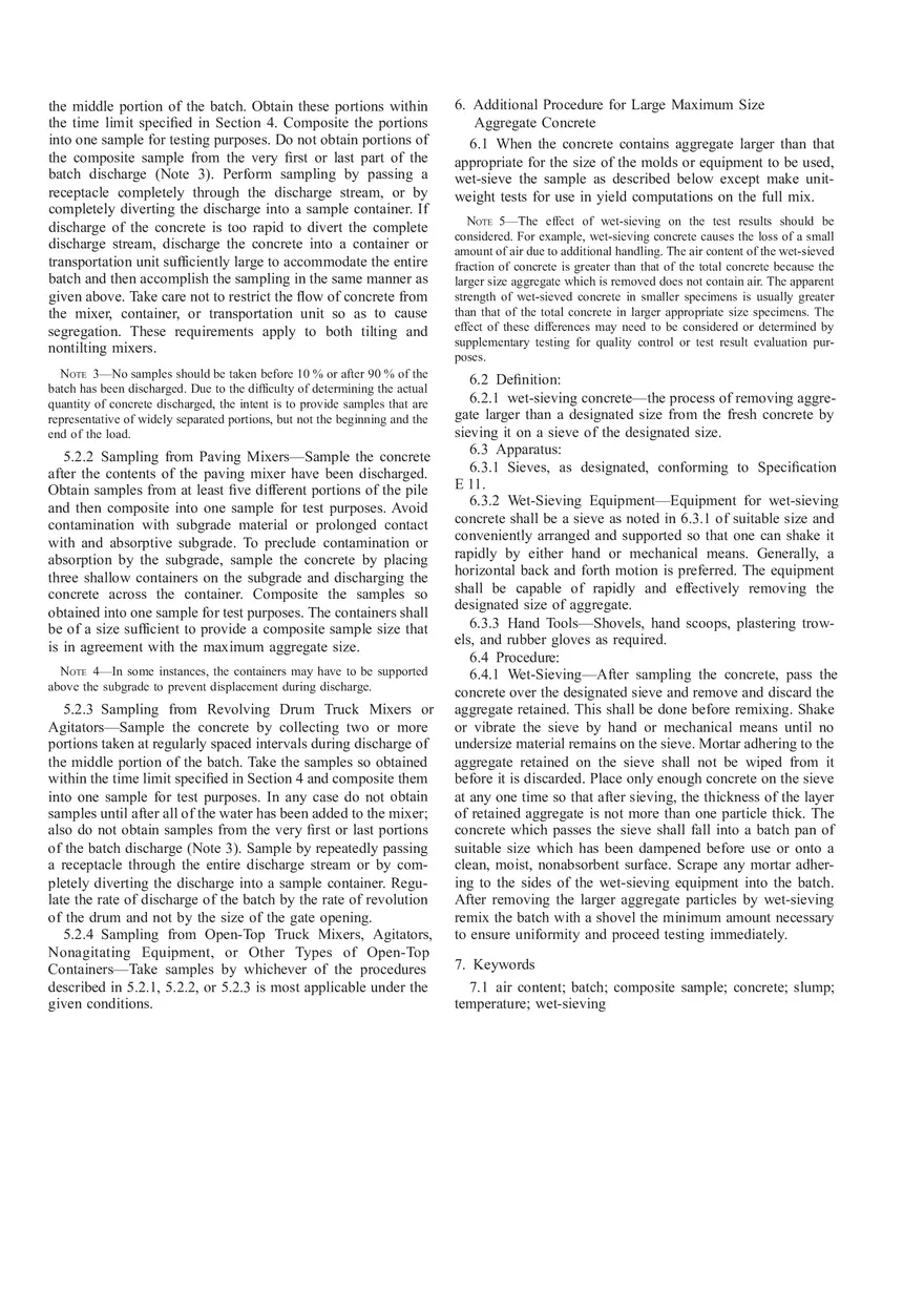 Sampling Freshly Mixed Concrete - Page 2