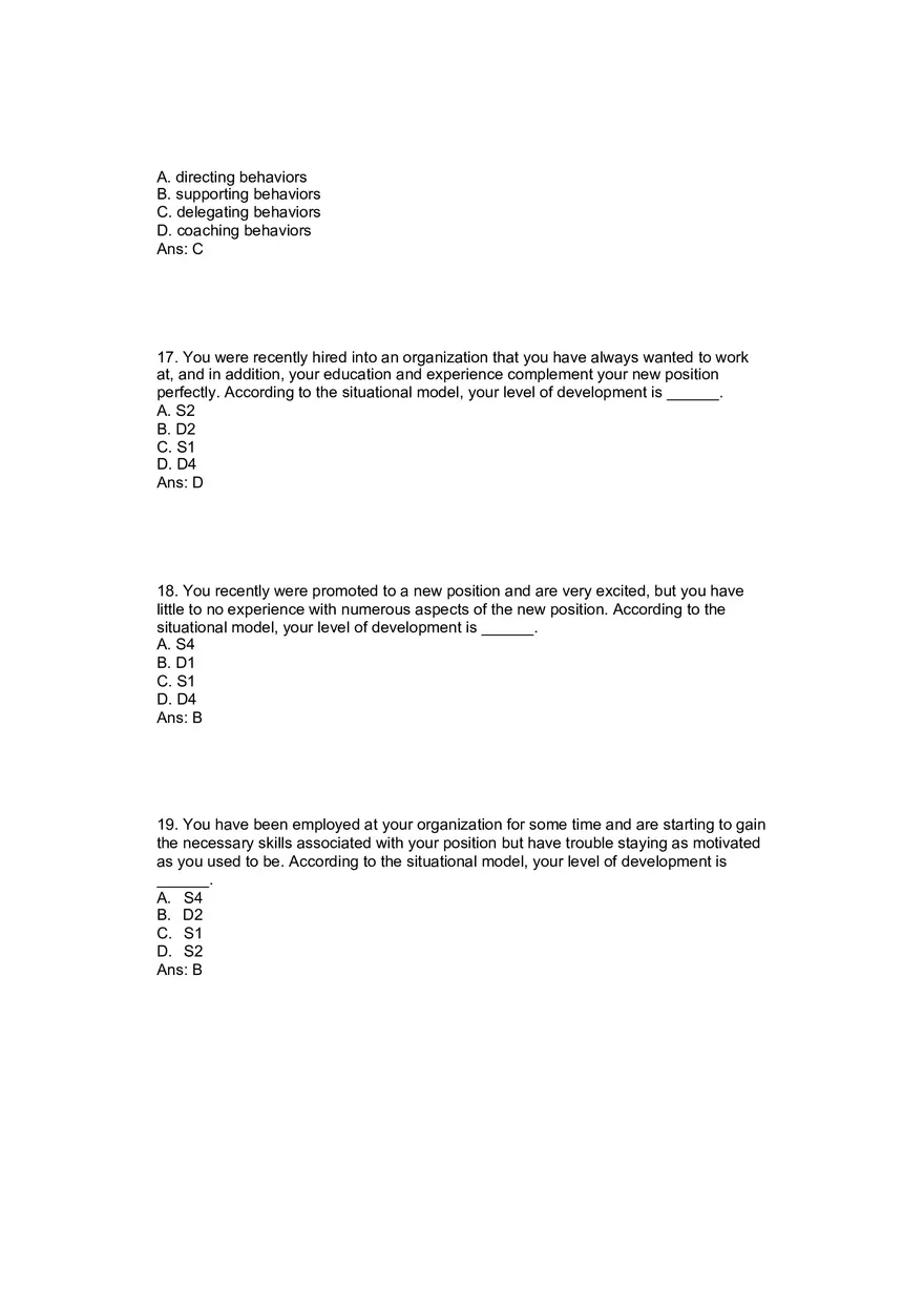 Situational Approach Answer Key 1 - Page 9