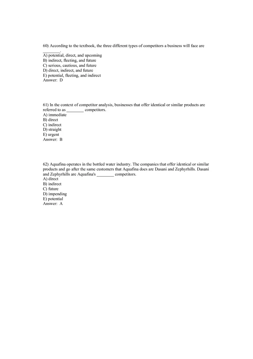Entrepreneurship - Successfully Launching New Ventures Answer Key Part 2 - Page 7