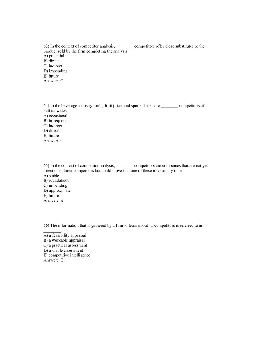 Entrepreneurship - Successfully Launching New Ventures Answer Key Part 2 - Page 8