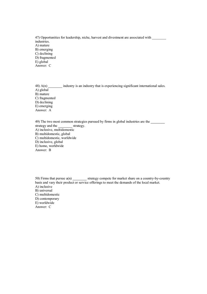 Entrepreneurship - Successfully Launching New Ventures Answer Key Part 2 - Page 4