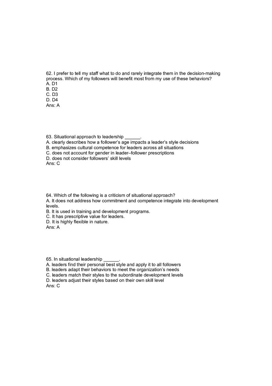 Situational Approach Answer Key 2 - Page 7