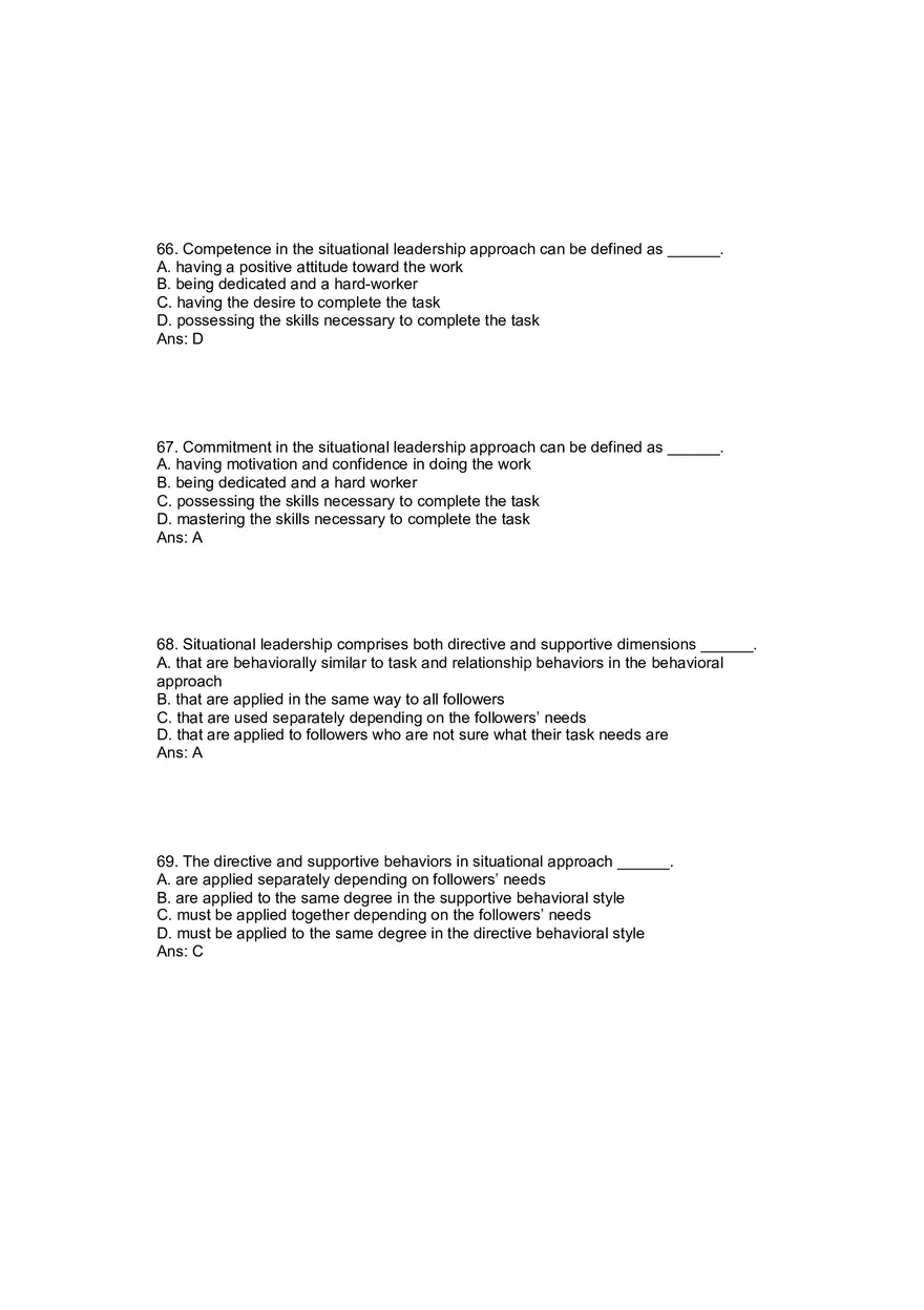 Situational Approach Answer Key 2 - Page 8