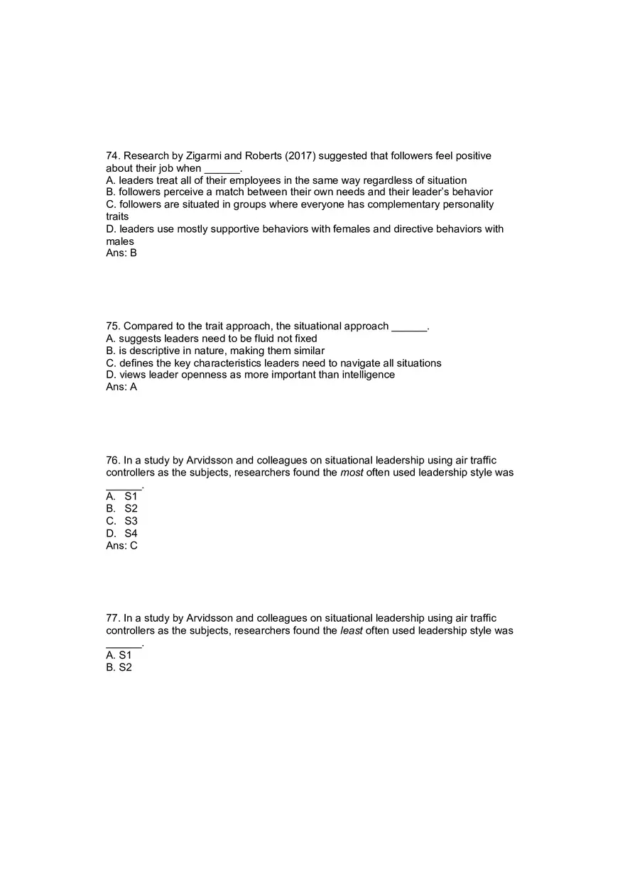 Situational Approach Answer Key 2 - Page 10