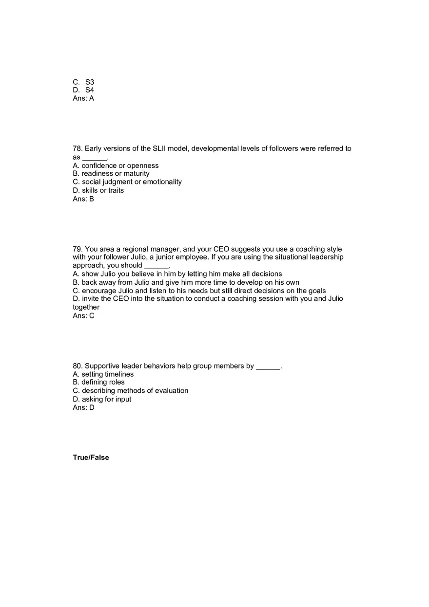 Situational Approach Answer Key 2 - Page 11