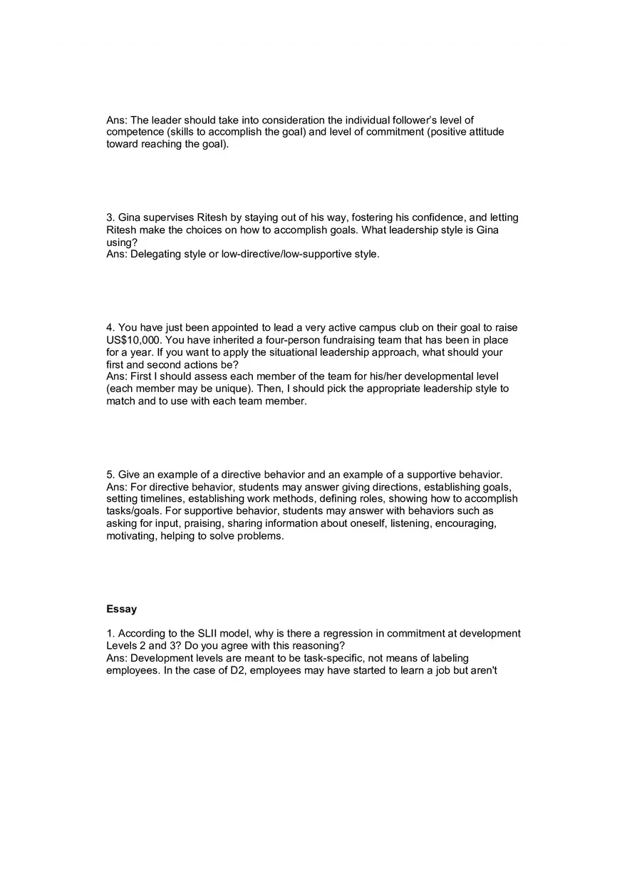 Situational Approach Answer Key 2 - Page 3