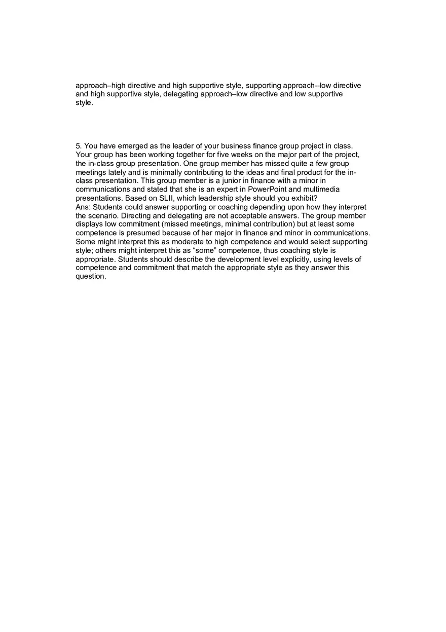Situational Approach Answer Key 2 - Page 5