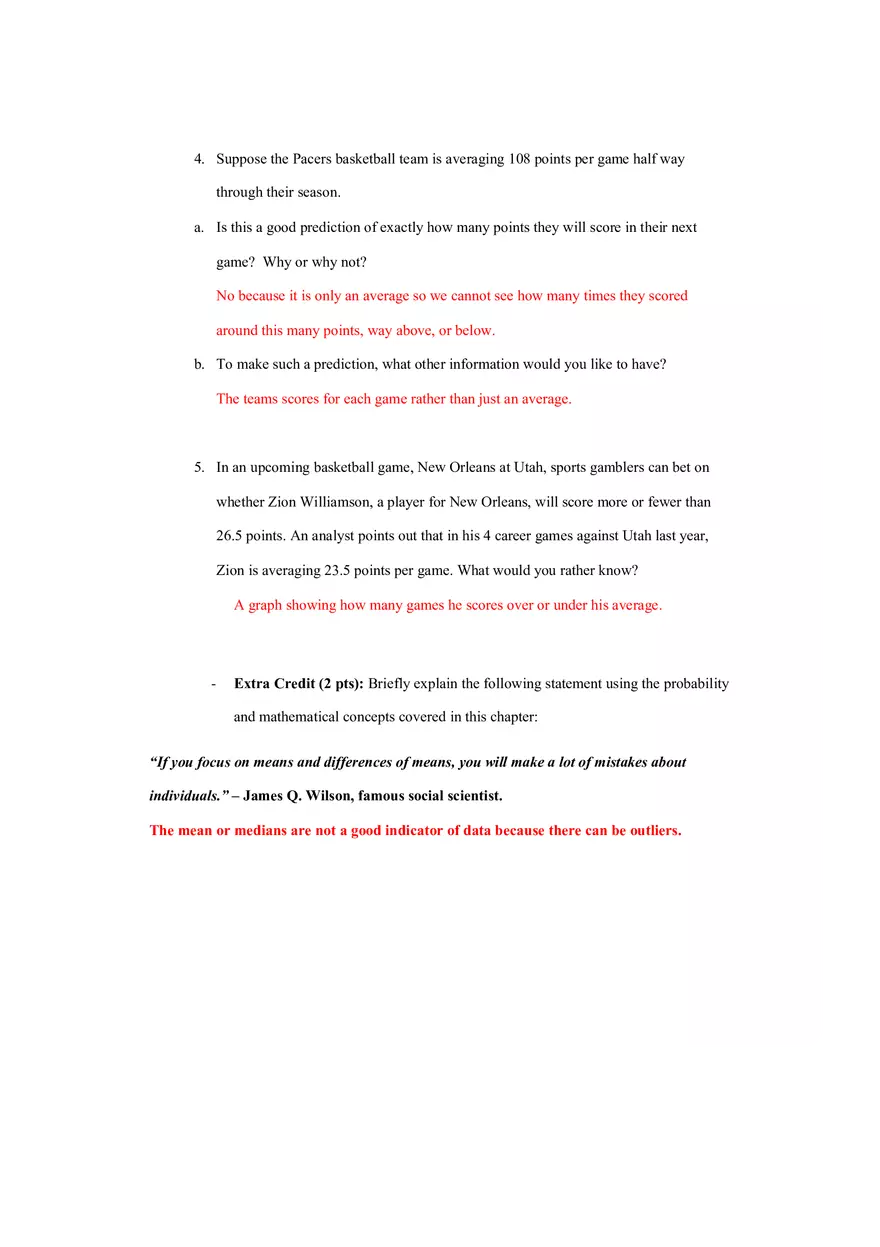 Business Statistics Homework 18 Answesr - Page 8
