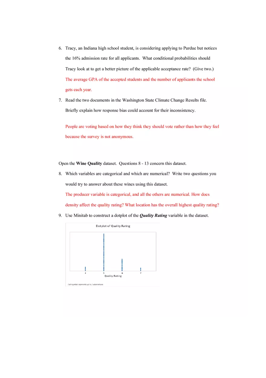 Business Statistics Homework 18 Answesr - Page 9