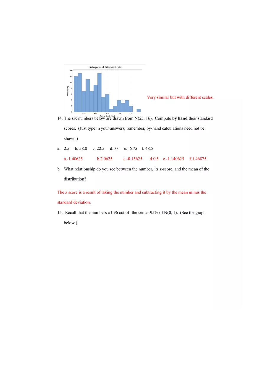 Business Statistics Homework 18 Answesr - Page 12