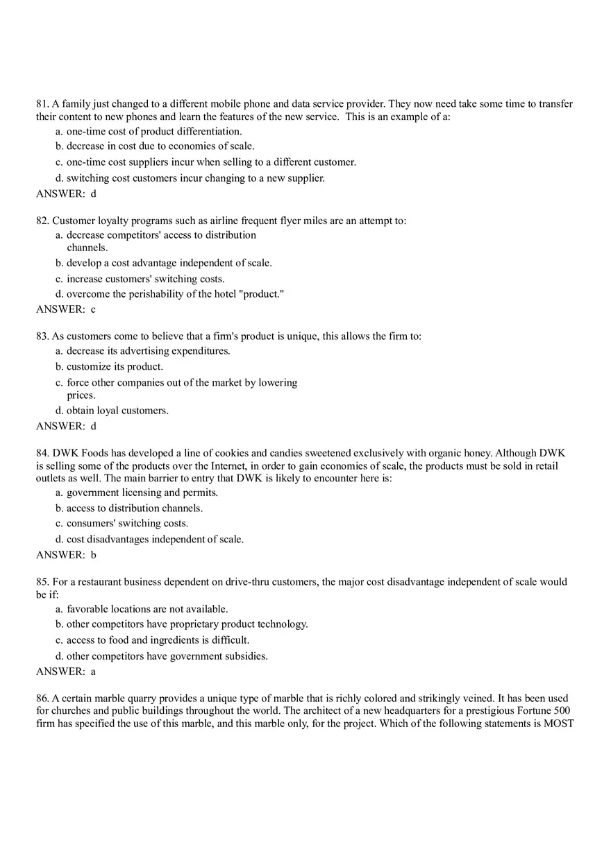 The External Environment - Opportunities, Threats, Industry Competition, and Competitor Analysis Part 2 - Page 1