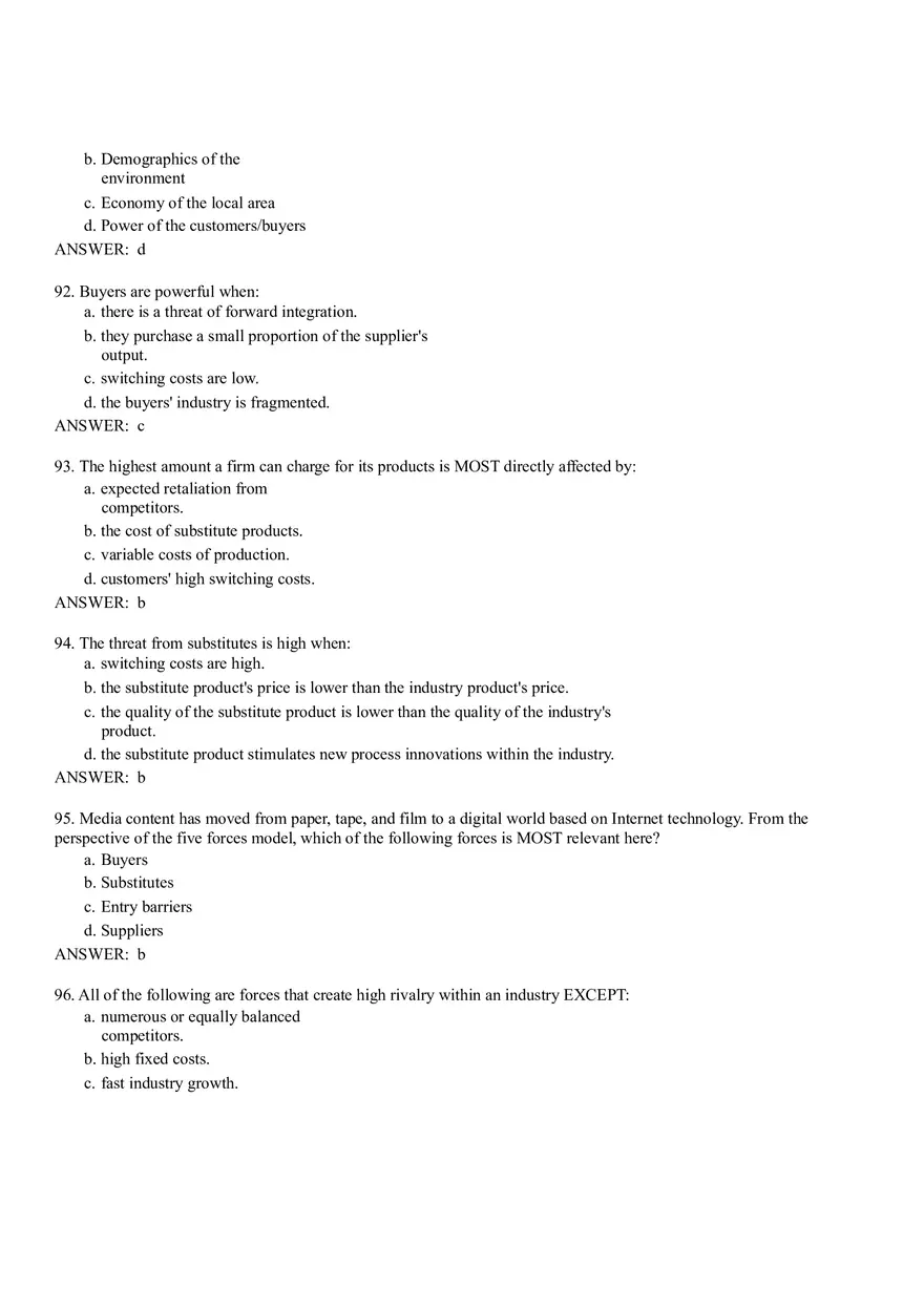 The External Environment - Opportunities, Threats, Industry Competition, and Competitor Analysis Part 2 - Page 3