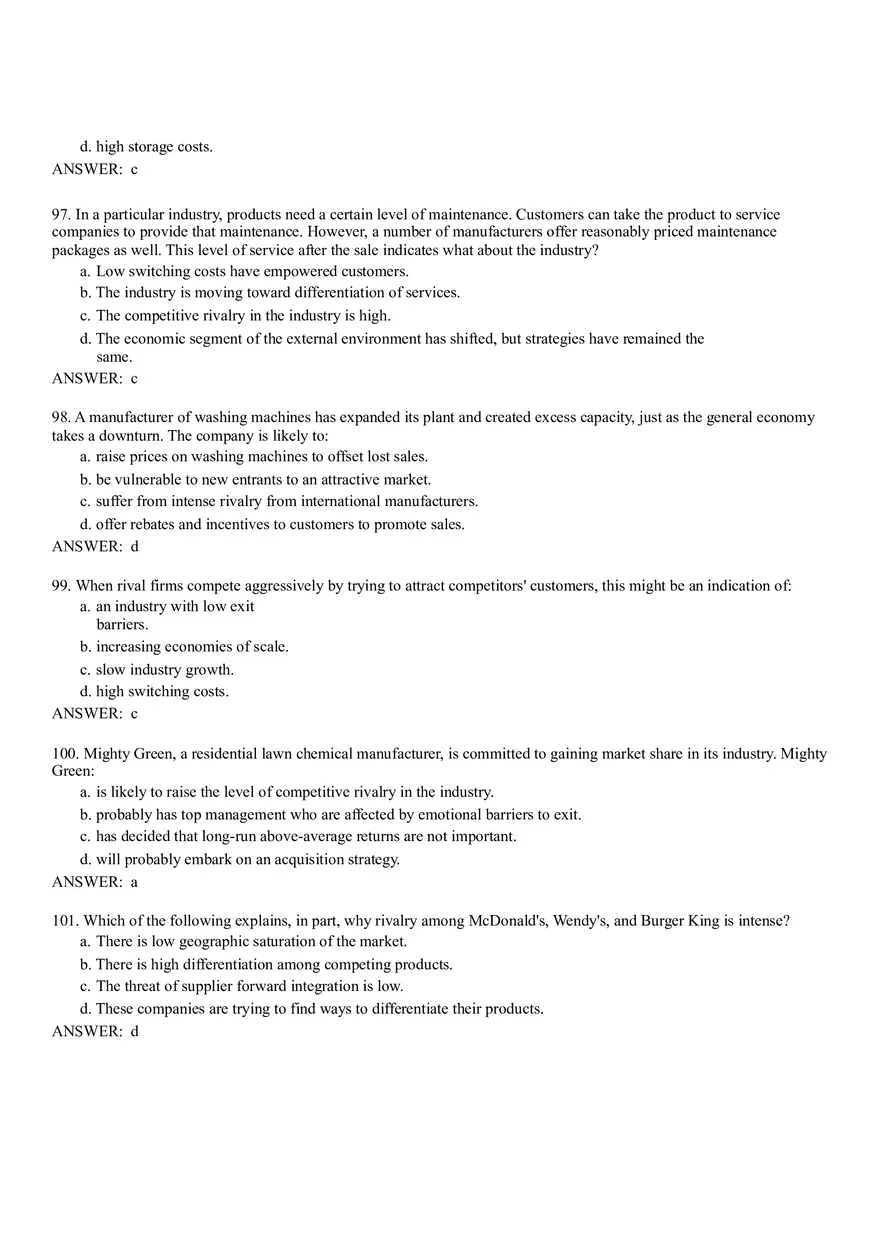 The External Environment - Opportunities, Threats, Industry Competition, and Competitor Analysis Part 2 - Page 4