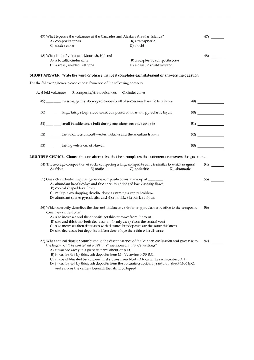 Mount St. Helens Eruption and Volcanic Hazards - Page 9