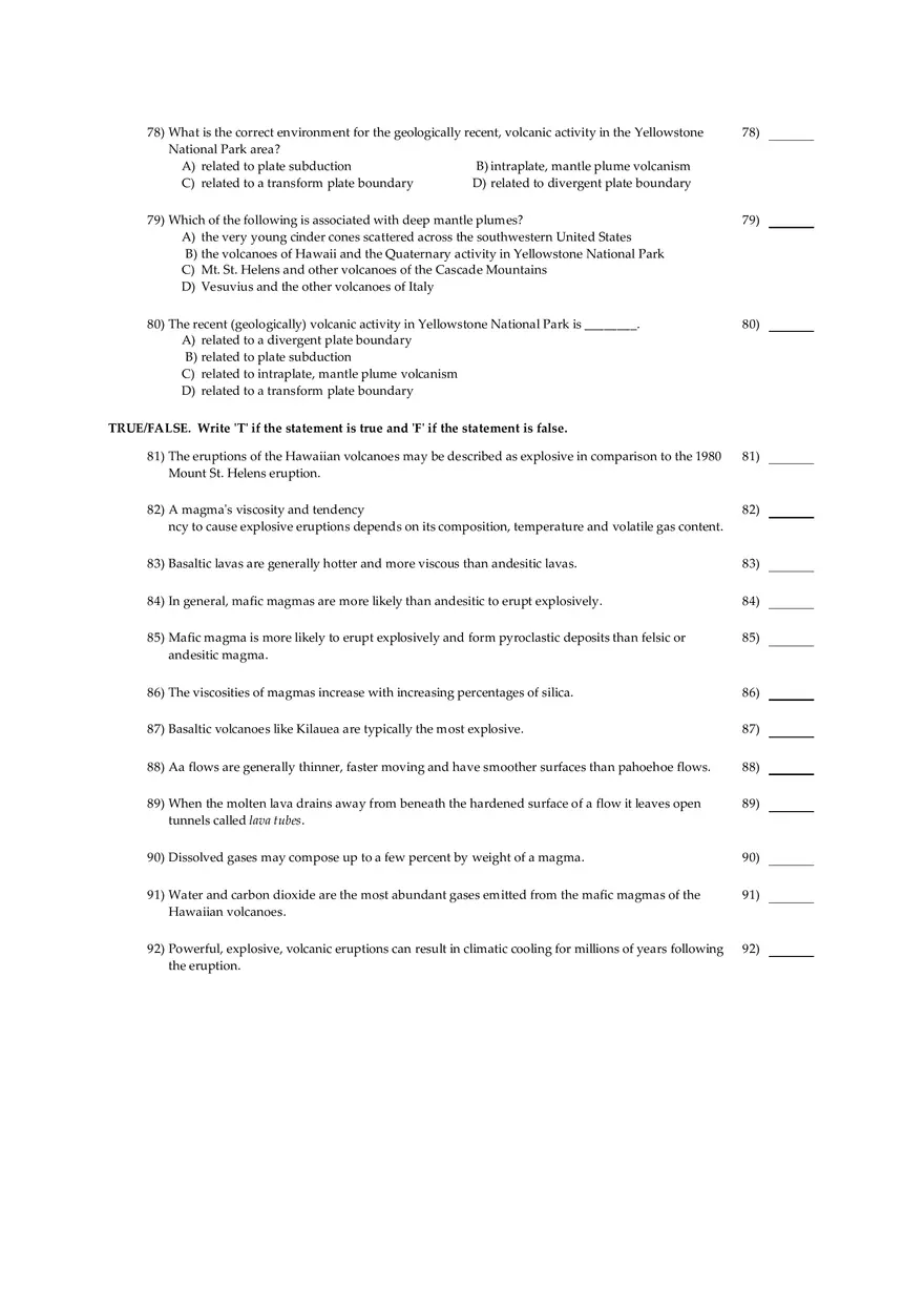 Mount St. Helens Eruption and Volcanic Hazards - Page 12
