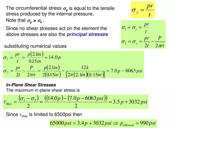 Combined Loading Solutions Part 2 - Page 1