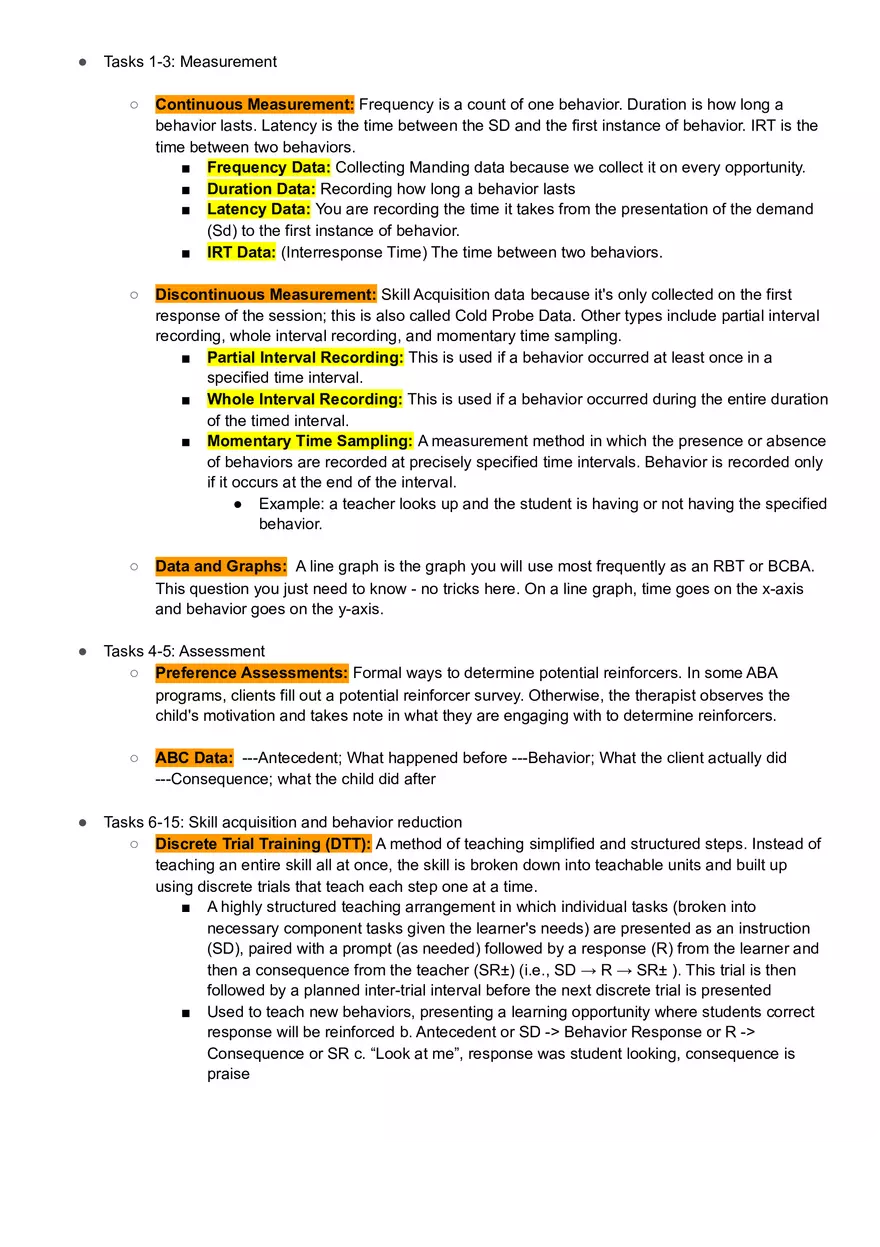 RBT Competency Assesment - Page 1