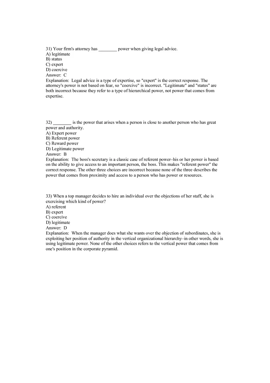 Fundamentals of Management - Organizational Structure and Design Part 2 - Page 1