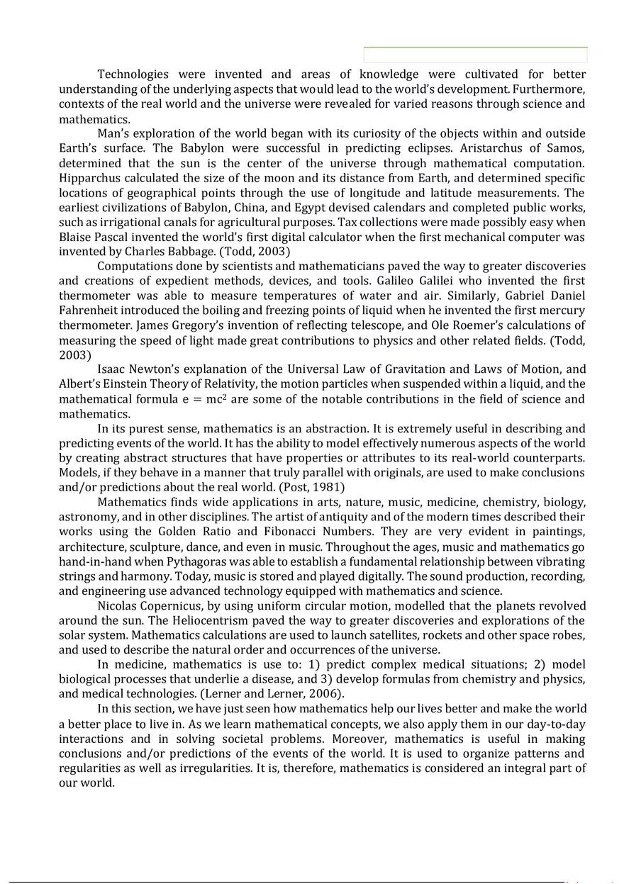 Math in the Modern World (Sequences) - Page 7
