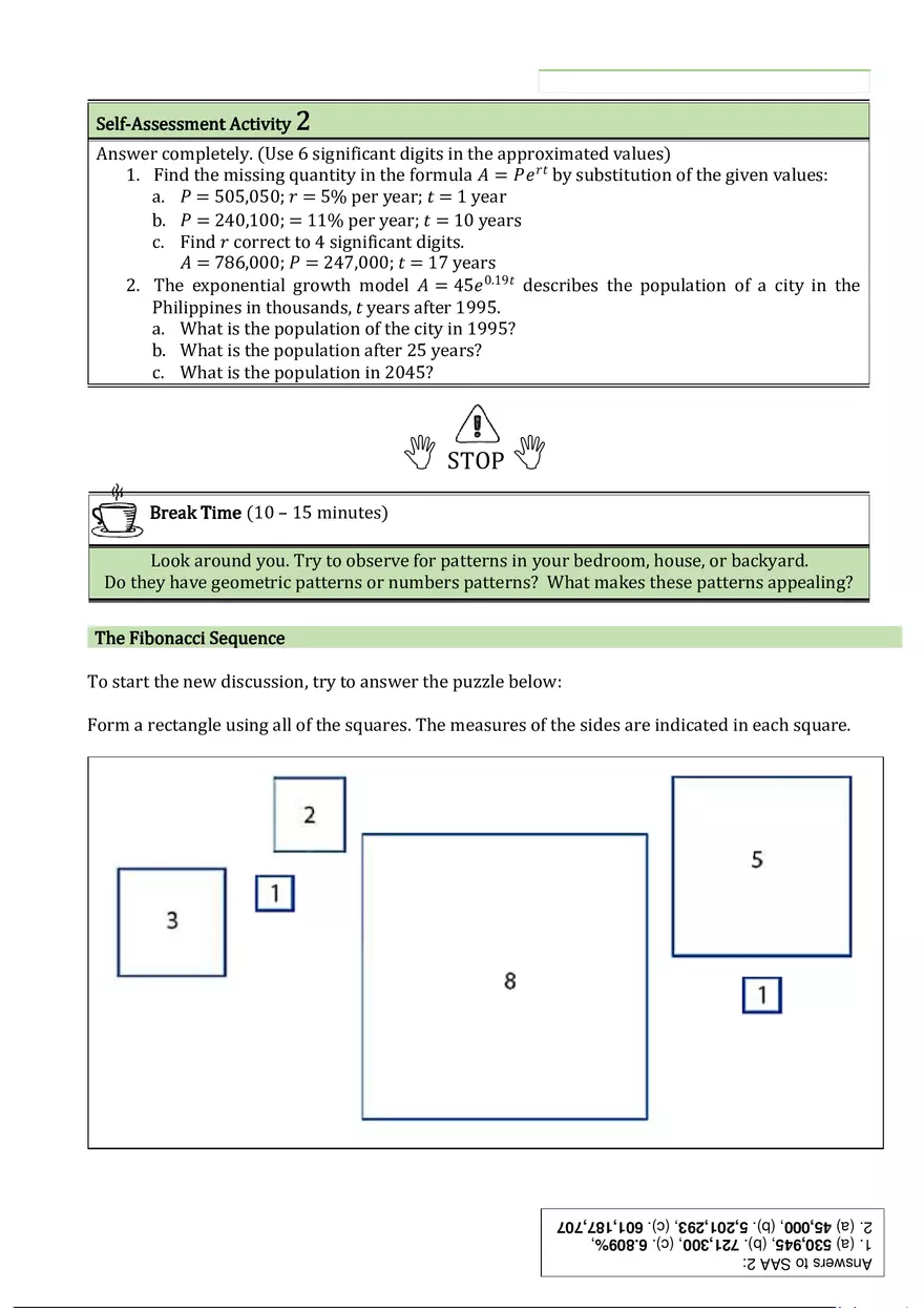 Math in the Modern World (Sequences) - Page 16