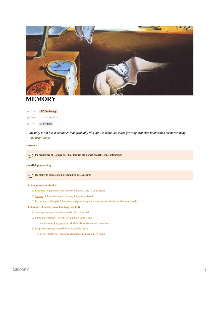 3 Steps To Memorization - Page 1