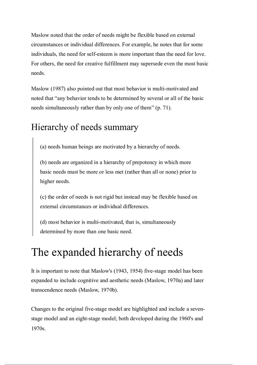 Simply Psychology - Masllows Hierarchy of Needs - Page 11