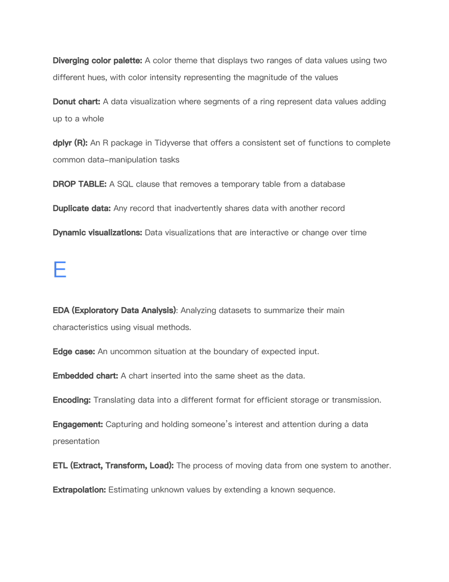 Data Analytics Terms - Page 24