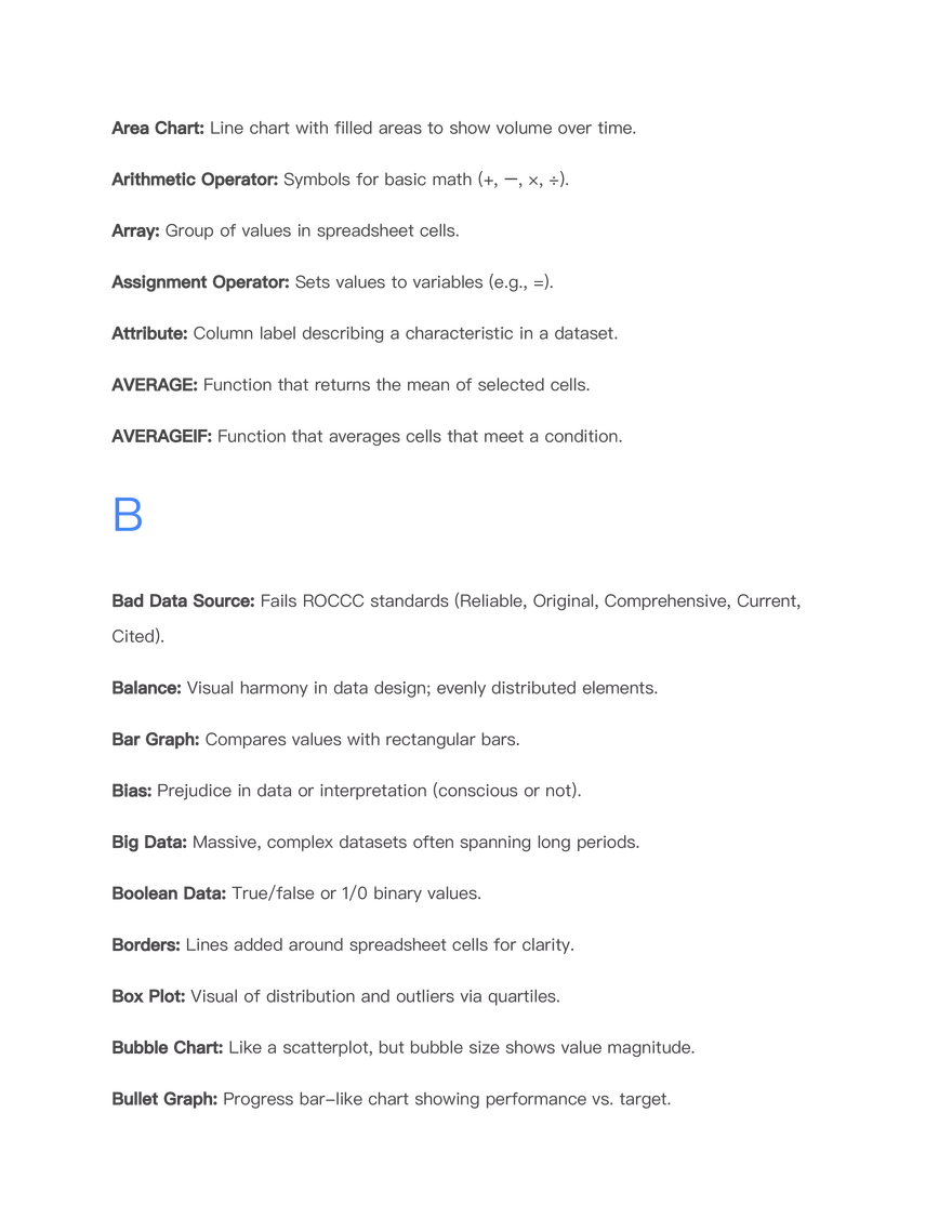 Data Analytics Terms - Page 2