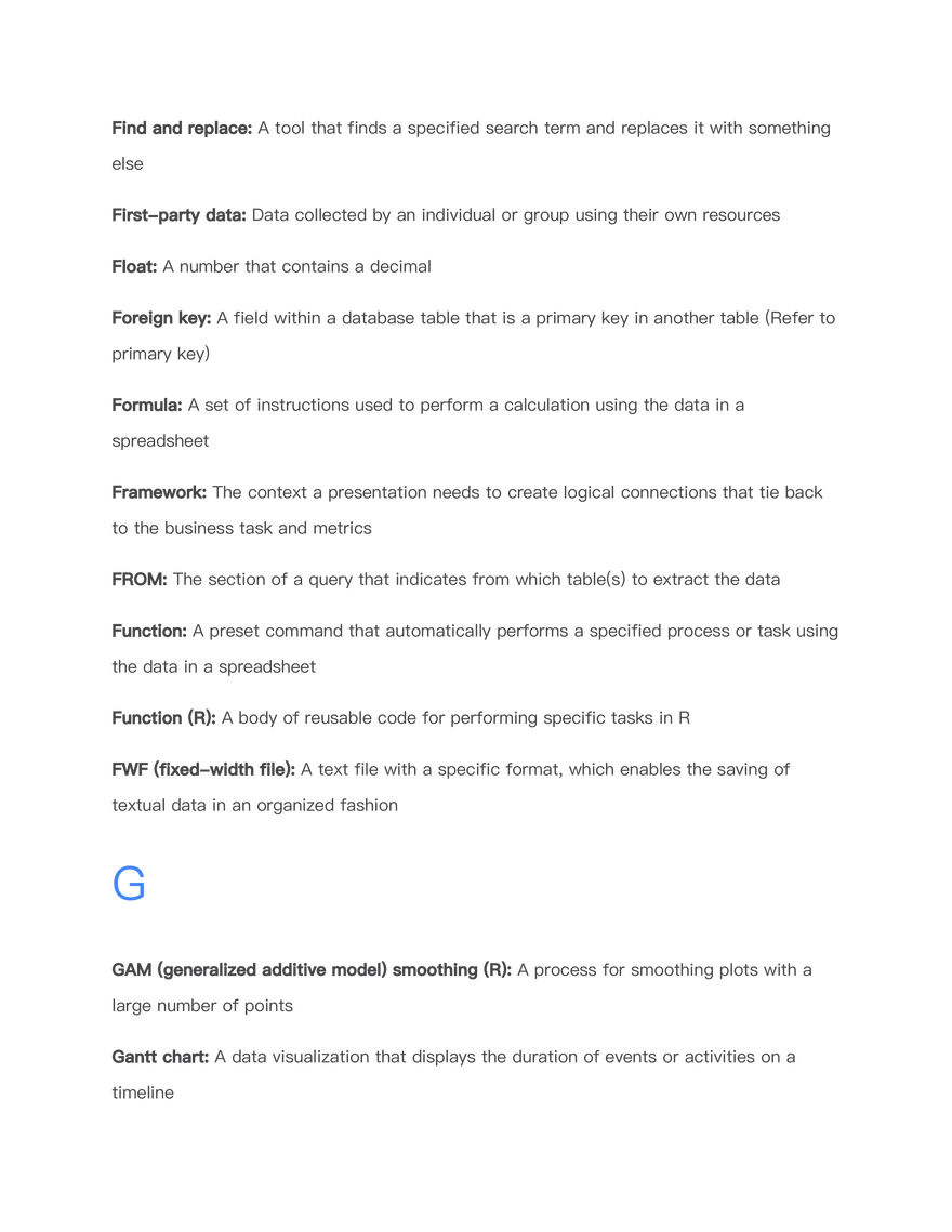 Data Analytics Terms - Page 3