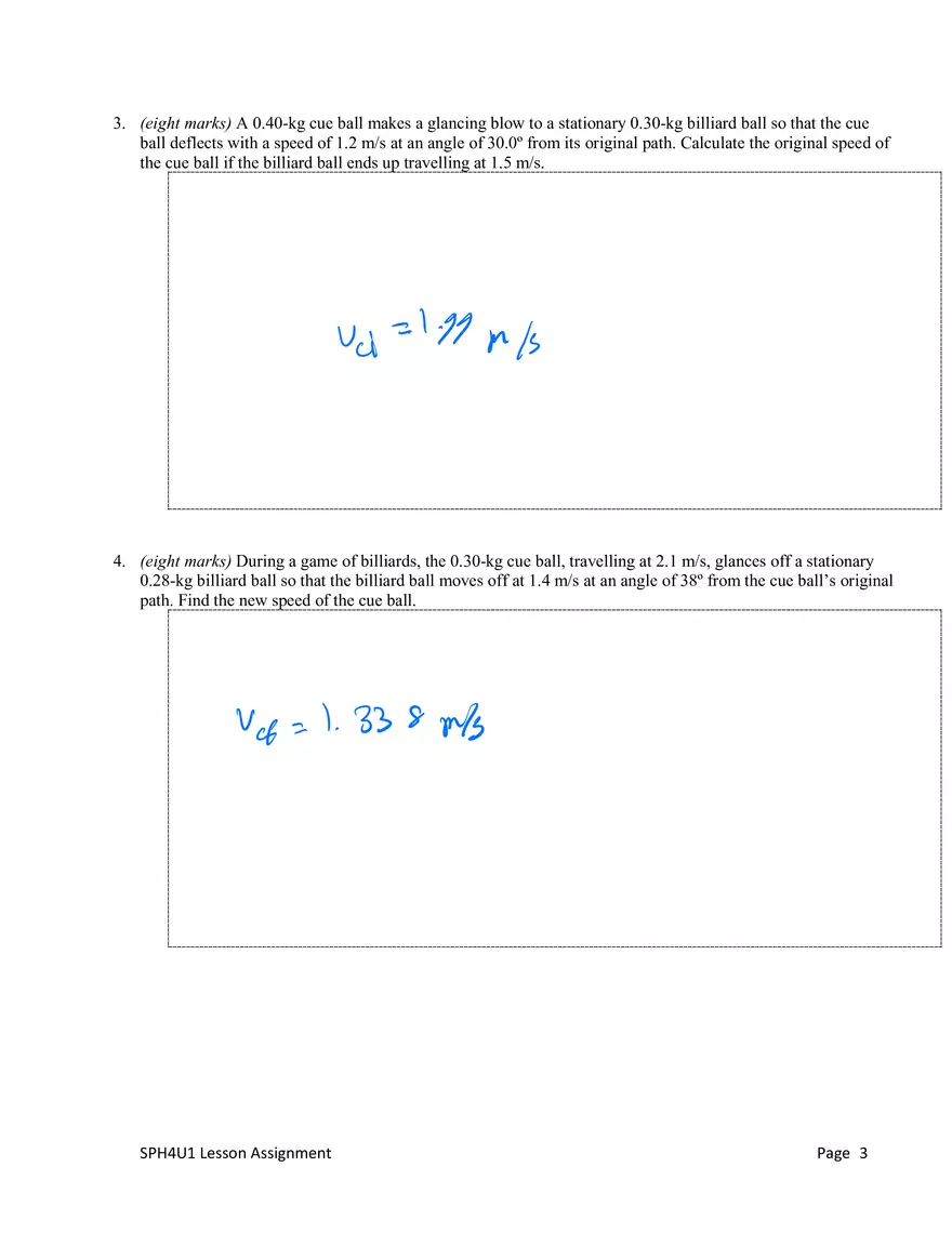 SPH4U Lesson Assignment #11 - Page 3