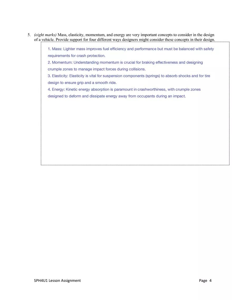 SPH4U Lesson Assignment #11 - Page 4