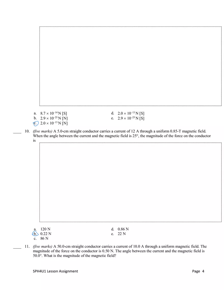 SPH4U Lesson Assignment #14 - Page 4