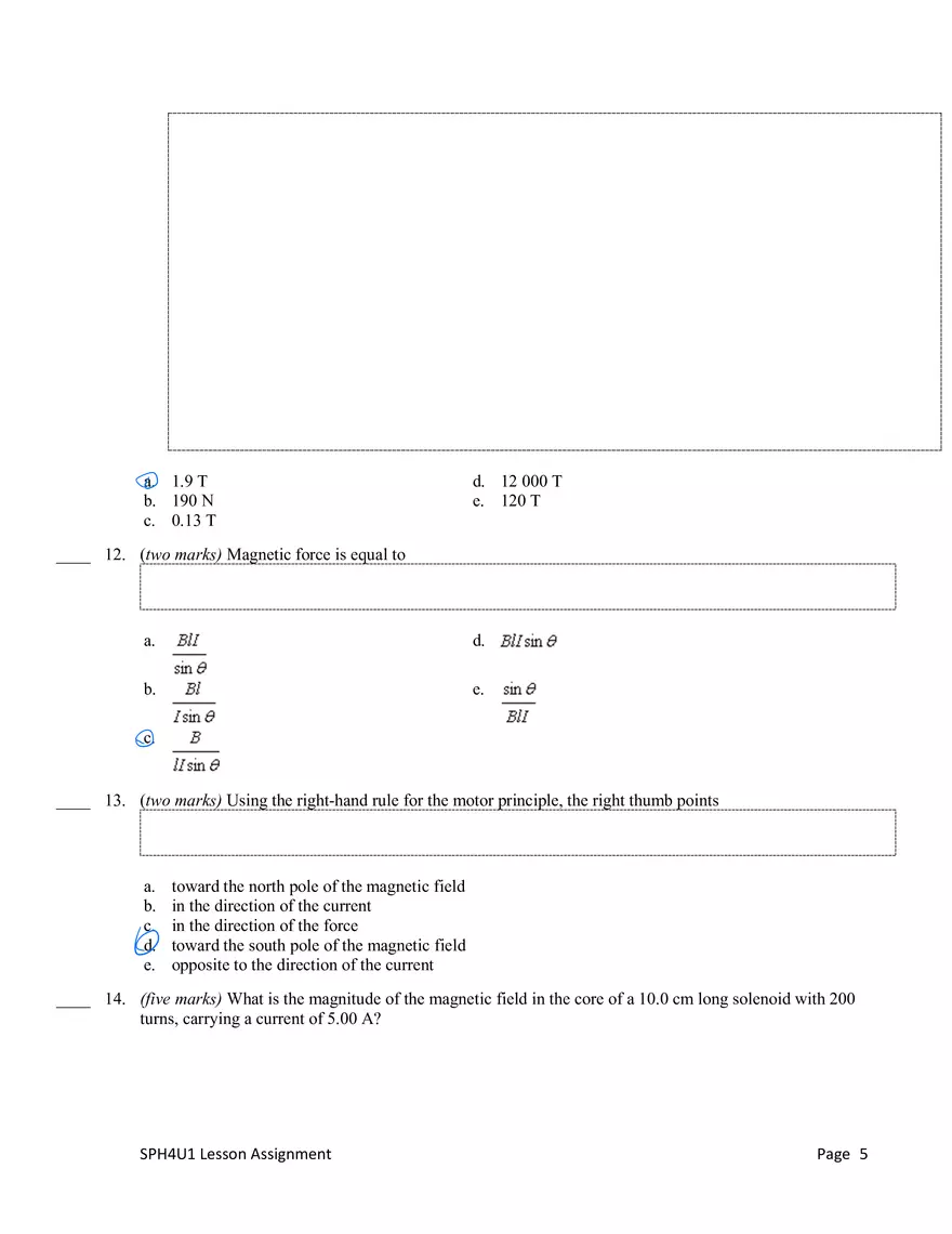 SPH4U Lesson Assignment #14 - Page 5
