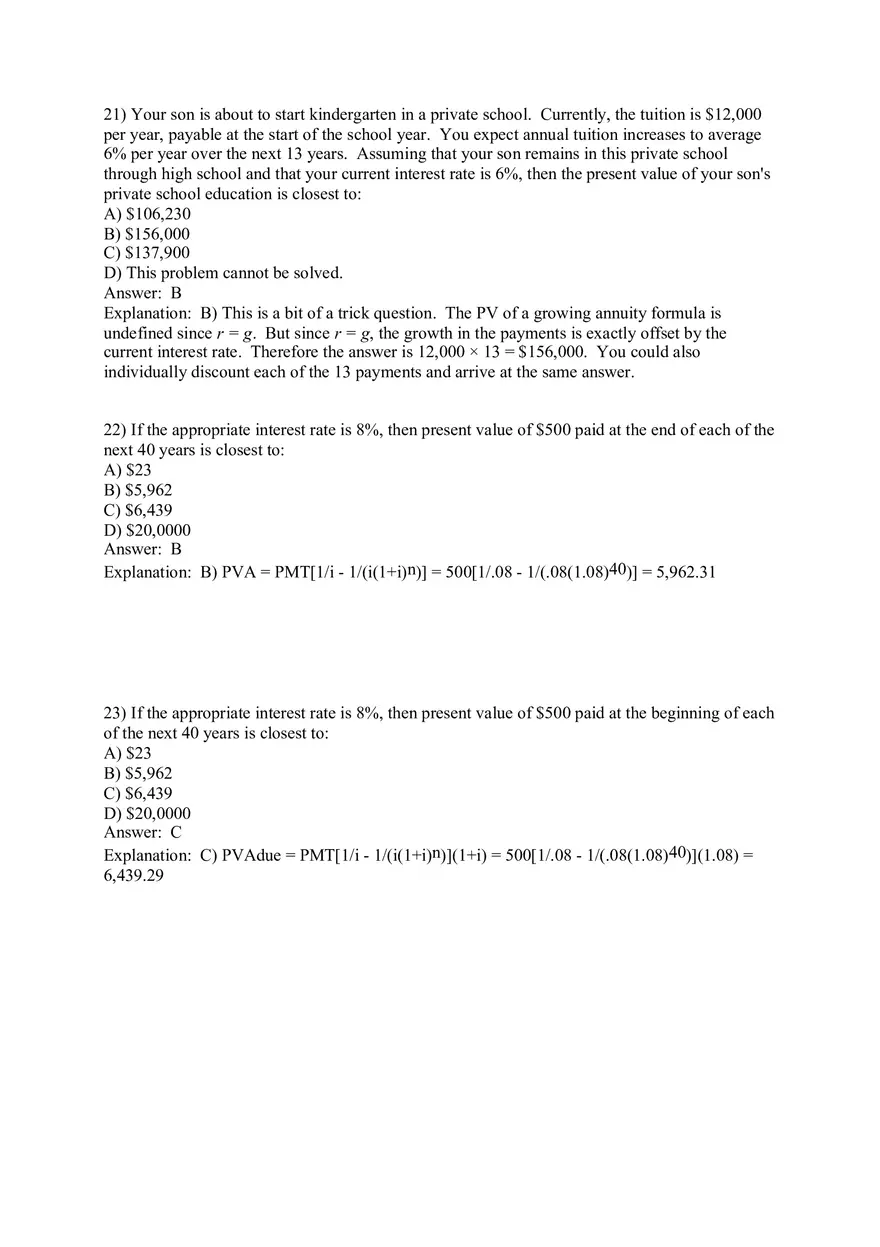 The Time Value of Money Part 3 - Page 6