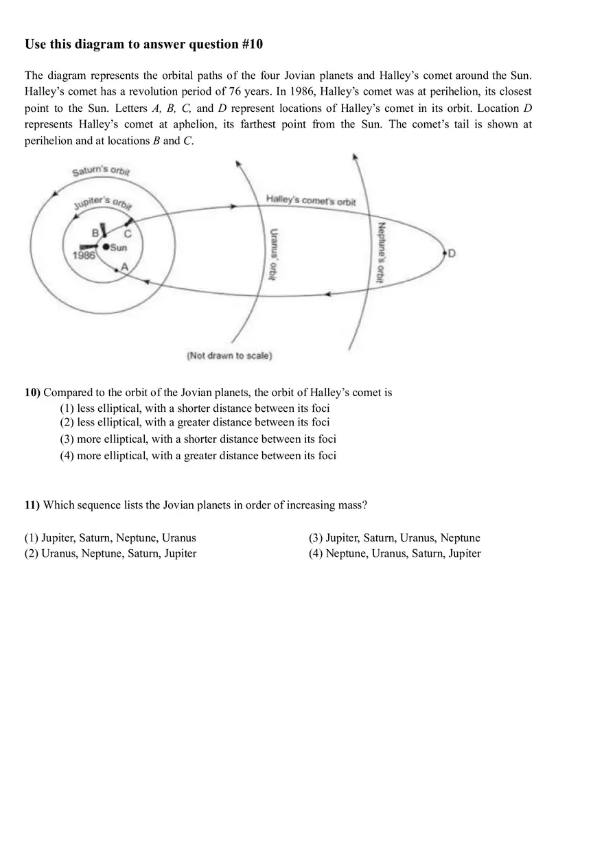 Origin of the Universe and Our Solar System Answer Key - Page 11