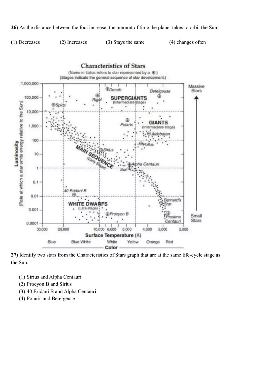 Origin of the Universe and Our Solar System Answer Key - Page 15