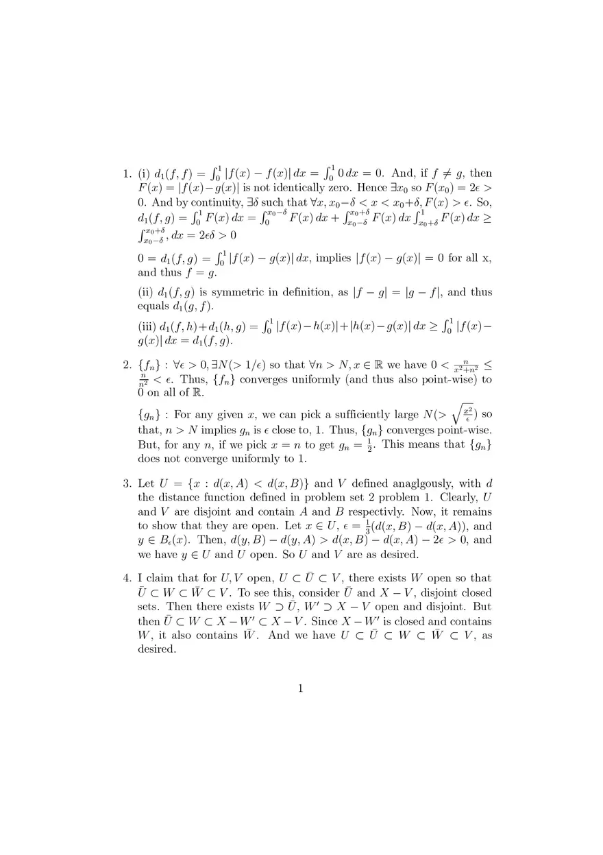 Homological Algebra Solution for Assignment 3 - Page 1